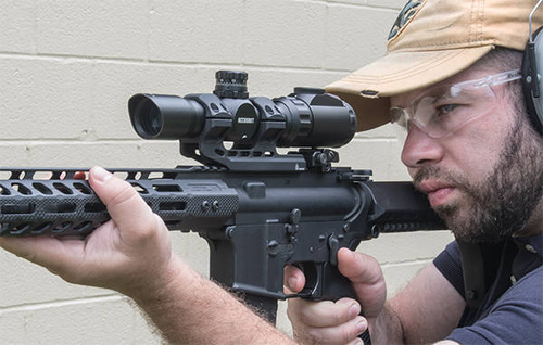UTG - Biegowa 1-8X28 AccuShot Tactical MRC Scope - SCP3-18IEBG4