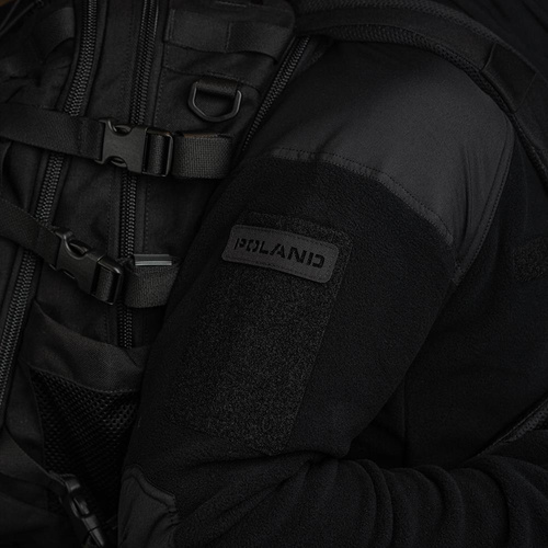 M-Tac - Нашивка Польща 25х80 - Laser Cut - Чорний / білий - 51001002