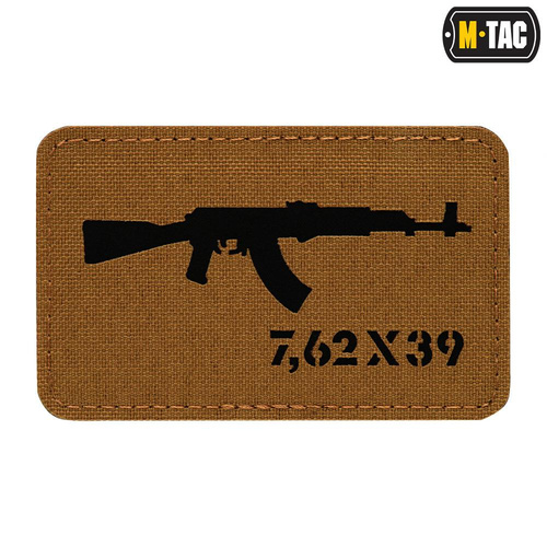 M-Tac - Нарукавна нашивка AKM 7.62x39 Laser Cut - Coyote/Black - 51110502