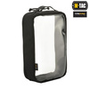 M-Tac - Elite Small прозорий органайзер - 22 х 14 см - чорний - 10147002-S