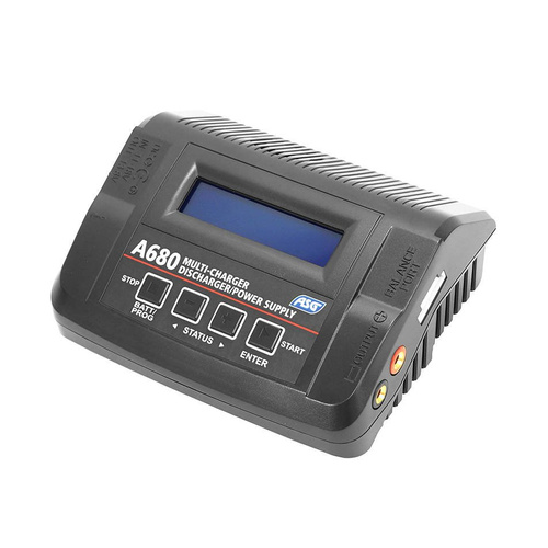ASG - Зарядний пристрій A680 - LiPo, Li-ion, LiFe, LiHV, NiCd, NiMH, PB - 19429