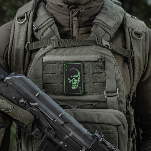 M-Tac - Morale Patch Face of War - Cordura - Чорний/Зелений - 51389201