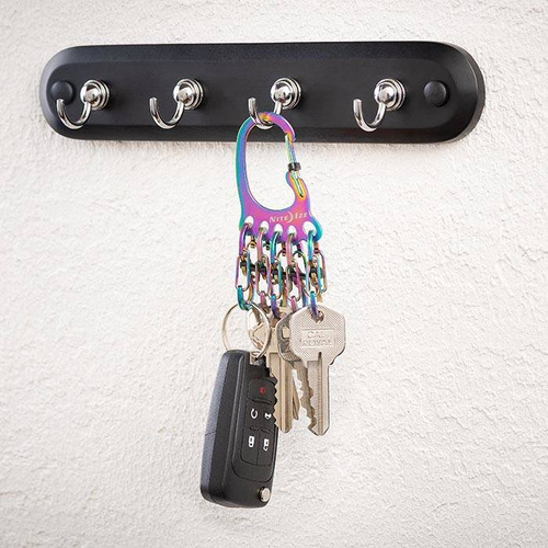 Nite Ize - Карабін для ключів BigFoot Locker™ KeyRack™ - Spectrum - KLKBF-07-R3
