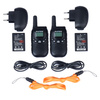 BaoFeng - Рація / walkie talkie PMR BF-T6 Panda - 0.5 Вт - Чорна - 2 шт.