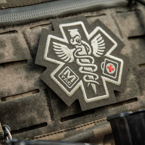 M-Tac - Медична нашивка з вишивкою Paramedic - Ranger Green - 51432023