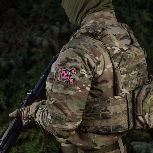 M-Tac - Нашивка Kitty Pink - Вишивка - Жовто-блакитний бант - MultiCam - 51393008