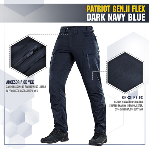 M-Tac - Тактичні штани Patriot Gen II Flex - Dark Navy Blue - 20056815