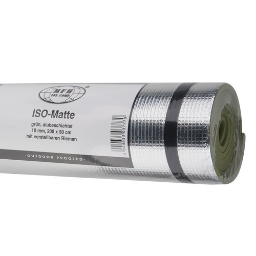 MFH - ISO-матовий рулонний каррімат з алюмінієвою фольгою - OD Green - 31342