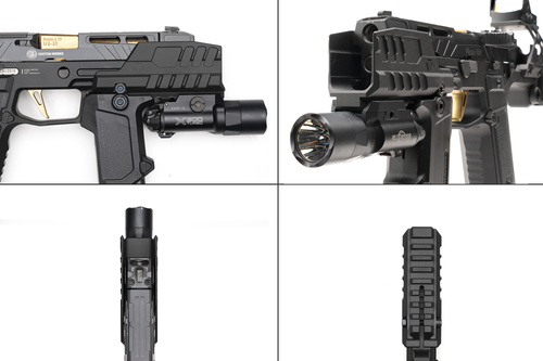 Strike Industries - Підривний щиток Hyper для пістолетів SMC Alfa/Bravo - Чорний - SI-SMC-BS-S