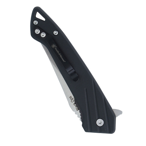 Smith & Wesson - Black Ops Recurve Folder - 7Cr - чорний - 1209516
