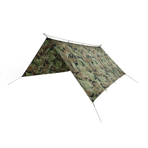 Helikon - Брезент, брезент для бівуаку Supertarp Small® - 250 x 200 см - Woodland - PO-STS-PO-03