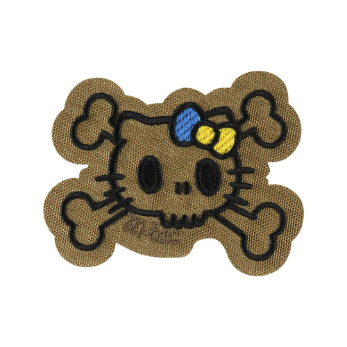 M-Tac - Нашивка Kitty Contour - Вишивка - Жовто-блакитний бант - Койот - 51386205