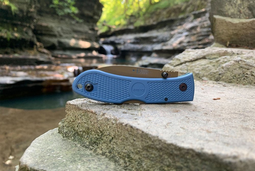 Ka-Bar 4062D2 - складний мисливський ніж Dozier - синій
