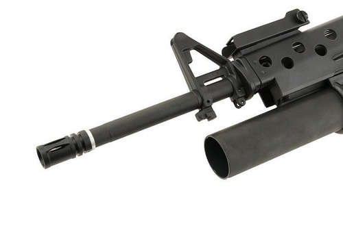 Specna Arms - Replika karabinka SA-G02 ONE™ z granatnikiem M203 - Czarny