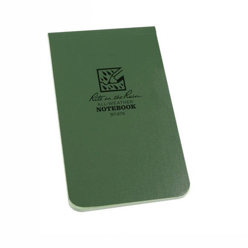 Rite in the Rain - Водонепроникний блокнот - 3 1/4 x 5 1/4" - 978 - Olive