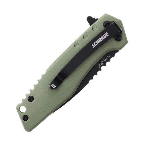 Schrade - Складаний ніж Outback - зелений - 1159312