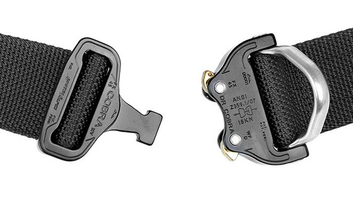 Багнет - Тактичний ремінь THIRDLINE - пряжка AustriAlpin COBRA D-RING 18кН - 45 мм - чорний.