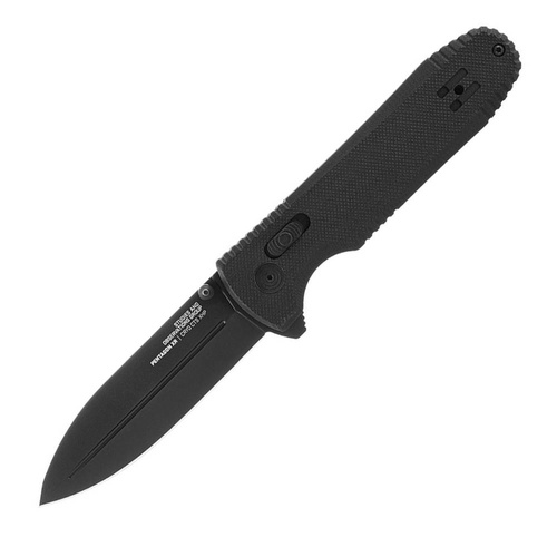 SOG - Складаний тактичний ніж Pentagon XR - Blackout - Black - 12-61-01-57.