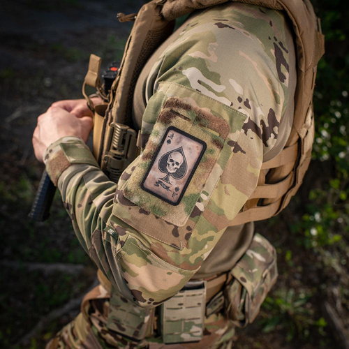 M-Tac - Нашивка Ace of Spades - Morale Patch - Чорний / Coyote - 51101005