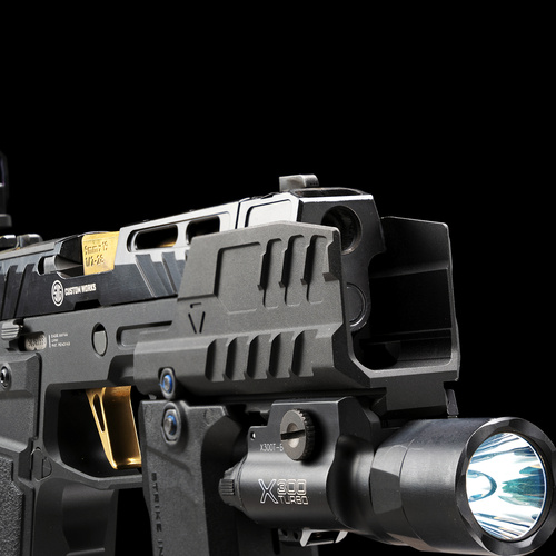 Strike Industries - Підривний щиток Hyper для пістолетів SMC Alfa/Bravo - Чорний - SI-SMC-BS-S