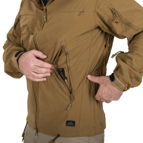 Helikon - Куртка Cougar® QSA™ + HID™ - Soft Shell Windblocker - Чорний- KU-CGR-SM-01
