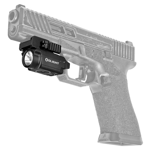 Olight - Світлодіодний тактичний ліхтар з лазерним прицілом BALDR RL MINI - 600 люмен - чорний.