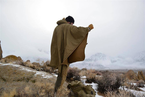 Helikon - Утеплене пончо Swagman Roll® - Climashield® Apex™ - PenCott® WildWood™ - PO-SMR-NL-45
