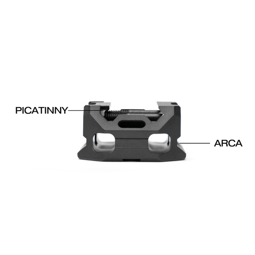 Strike Industries - Адаптер для Picatinny Arca також 1/4" та 3/8" - QD Sling - SI-ARCA-TRI-PADA-BK