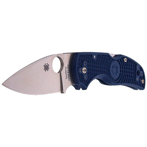 Spyderco - Складаний ніж EDC Native 5 - листоподібний - FRN - CPM S110V - Dark Blue - C41DBL5