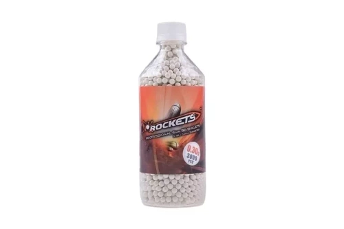 Rockets - Ключі для ASG Professional - 0,30 г - 3000 шт - білий - ROC-16-018527