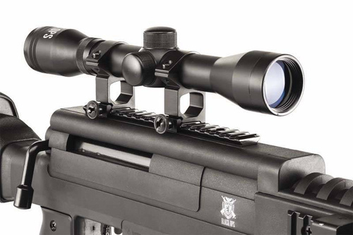 Black Ops - Снайперська поршнева гвинтівка Sniper Power Piston з прицілом 4х32 та сошками - 4,5 мм - B1090