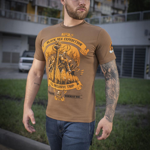 M-Tac - Чоловіча футболка Black Sea Expedition - Coyote Brown - 80025017