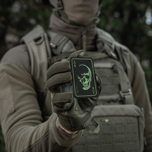 M-Tac - Morale Patch Face of War - Cordura - Чорний/Зелений - 51389201
