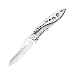 Leatherman - Складаний ніж Skeletool KBX EDC - комбіноване лезо - Stainless - 833176