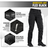 M-Tac - Жіночі брюки-чоботи Aggressor Lady Flex Boot Pants - чорний - 20069002