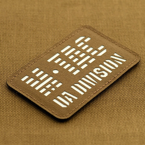 M-Tac - Нашивка M-Tac UA Division - Cordura 500D - Laser Cut - Fluorescent - Coyote/GID - 51144599