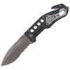 FOX - BlackFox Tactical Rescue Folder Knife - Black - BF-115.