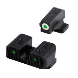 TruGlo - Прицільні пристосування Tritium Pro - Glock - Низький - Білий ободок - TG231G1W