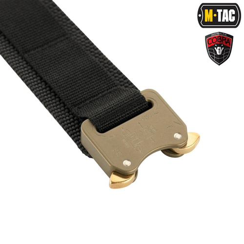 M-Tac - Тактичний ремінь Cobra Buckle Tactical Bel - чорний - 10126002