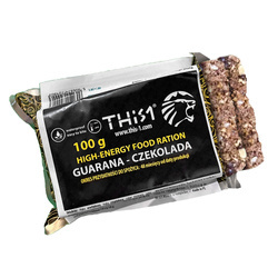 This-1 - Енергетичний батончик "Виживання" - Гуарана / Шоколад - 555 ккал - 100 г