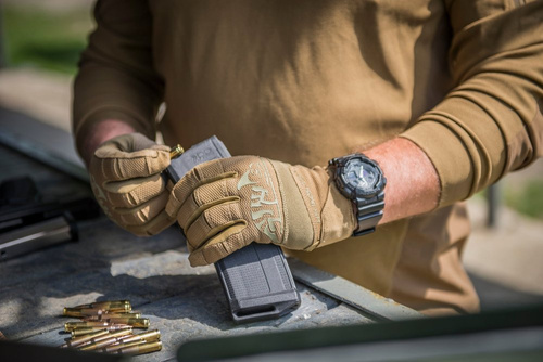 Helikon - Рукавички тактичні дальнобійні Hard® - Black / Shadow Grey - RK-RNG-PO-0135A.