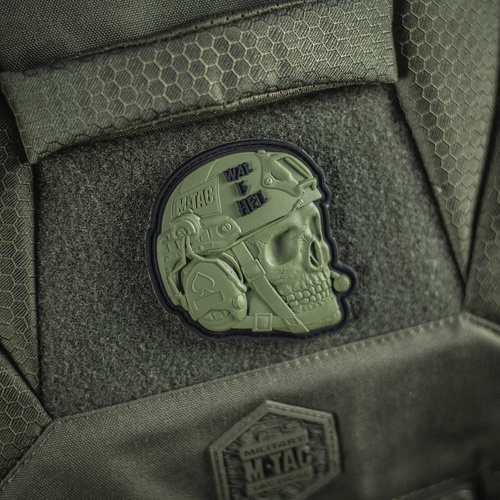 M-Tac - Нашивка War is Hell - PVC 3D - Olive - 51328001