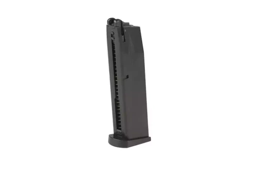 WE - Магазин з низькою кришкою для копій WE M9 - 22 патрони - CO2 - чорний - WET-05-014318