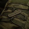 M-Tac - Польська нашивка 25х80 - Laser Cut - Black / Ranger Green - 51004123