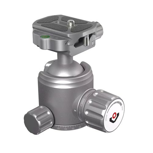 Rokstad - Кульова головка 38 мм на різьбу 3/8"-16 - Picatinny/ARCA - Сірий - RSRH-01