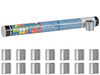 Zink-Feuerwerk - Пістолетні сигнальні ракети Leuchtsterne - 10 штук - 4 кольори - Z505