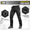 Тактичні штани M-Tac - Aggressor Gen.II Flex - Ripstop - Black - 20058002.