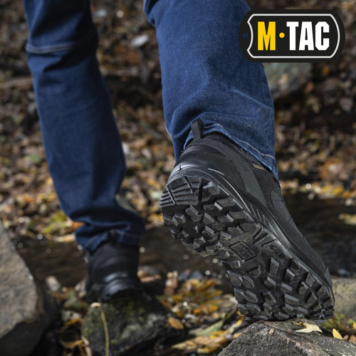 M-Tac - Черевики тактичні осінь/весна - Поліестер - Чорний - 1JJ115/2WPLV