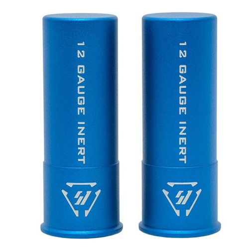 Strike Industries - Набір алюмінієвих цвяхів Dummy Round 12 калібру - 2 шт. - SI-DR-AL-12GA-BLU