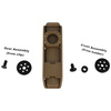 ESP - Кріплення UBC-04-1 Single Roto 360° MOLLE mount - Khaki - UBC-04-1 KH.